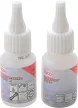 BGS technic Set reparaţie cu adeziv | Cusătură lipită 2 componente | Adeziv industrial 20 g / Granulat 20 g (BGS 80617)
