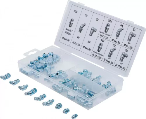 BGS technic Sortiment nipluri de ungere | 110 piese (BGS 8065)