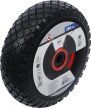 BGS DIY Roată pentru lize/cărucioare de mână | PU, roşie/neagră | 260 mm (BGS 80650)