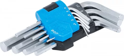 BGS technic Set chei L imbus, 1.5-10 mm, scurte, 9 piese (BGS 807)