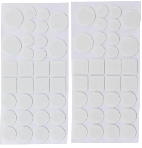BGS DIY Set garnituri pâslă | alb | 64 piese (BGS 80701)