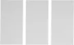 BGS DIY Garnituri pâslă | plăci | alb | 100 x 200 mm | 3 piese (BGS 80711)