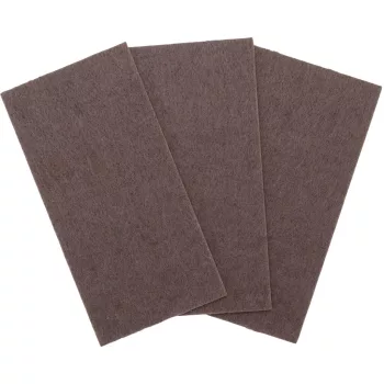   BGS DIY Garnituri pâslă | plăci | maro | 100 x 200 mm | 3 piese (BGS 80713)