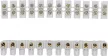 BGS DIY Borne lustră | 2,5 mm² | 3 Amp | 2 bucăți | bloc 12 bucăţi (BGS 80725)