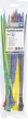 BGS DIY Set coliere pentru cablu | colorat | 4,8 x 300 mm | 50 piese (BGS 80771)