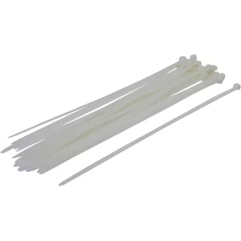   BGS DIY Set coliere pentru cablu | alb | 8,0 x 400 mm | 30 piese (BGS 80774)