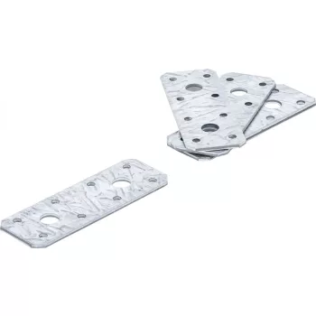   BGS DIY Piesă de legătură plată | 100 x 35 x 2 mm | 4 piese (BGS 80784)