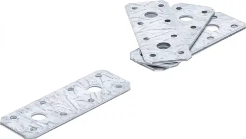 BGS DIY Piesă de legătură plată | 100 x 35 x 2 mm | 4 piese (BGS 80784)