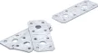 BGS DIY Piesă de legătură plată | 100 x 35 x 2 mm | 4 piese (BGS 80784)