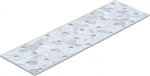 BGS DIY Placă de oţel cu găuri | 200 x 60 x 2 mm (BGS 80785)