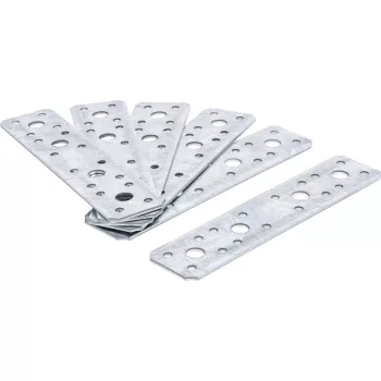   BGS DIY Sortiment piese de legătură plate | 180 x 40 x 2 mm | 6 piese (BGS 80791)