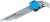 BGS technic Set chei tip L | extra lungi | imbus 1,5 - 10 mm | 9 piese (BGS 808)