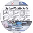 BGS DIY Set benzi şlefuire pentru şlefuitor excentric | Ø 125 mm | K 40 - 180 | 25 piese (BGS 80817)
