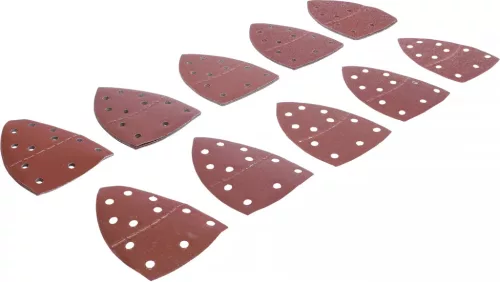 BGS DIY Set benzi şlefuire pentru şlefuitor multiplu | 145 x 100 mm | K 40 - 400 | 25 piese (BGS 80819)