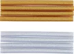 BGS DIY Batoane adeziv la cald | auriu/argintiu metalic | Ø 11 mm, 150 mm | 8 piese (BGS 80848)