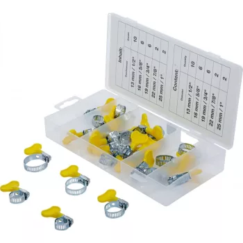   BGS technic Sortiment coliere furtun cu mâner | 26 piese (BGS 80859)
