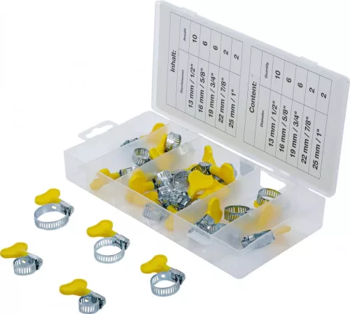 BGS technic Sortiment coliere furtun cu mâner | 26 piese (BGS 80859)