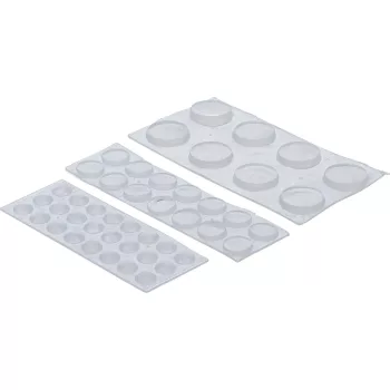   BGS DIY Set tampon elastic | transparent | 46 piese (BGS 80866)