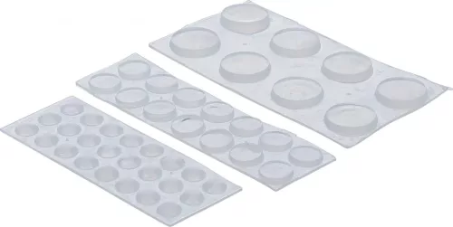 BGS DIY Set tampon elastic | transparent | 46 piese (BGS 80866)