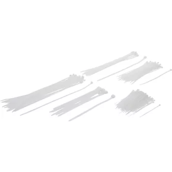   BGS technic Sortiment coliere pentru cablu | alb | diferite mărimi | 250 piese (BGS 80874)