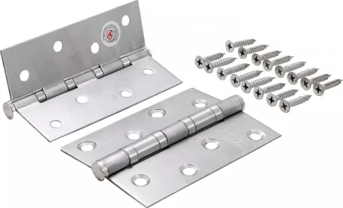 BGS DIY Set balamale | inox | 100 x 40 mm | 2 piese (BGS 80907)