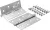 BGS DIY Set balamale | inox | 100 x 40 mm | 2 piese (BGS 80907)