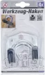 BGS DIY Set cârlige pentru agatat scule | 4 piese (BGS 80913)