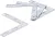 BGS DIY Colţar L | 75 x 75 x 12 mm | 4 piese (BGS 80921)