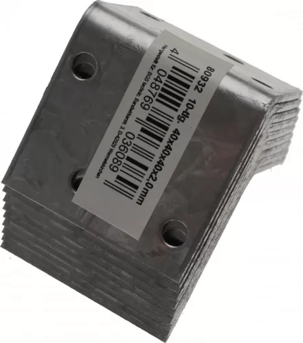 BGS DIY Colţar prindere | 40 x 40 x 40 mm | 10 piese (BGS 80932)