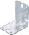 BGS DIY Colţar prindere | cu bordură | 70 x 70 x 55 x 2,5 mm | pachet rezerve | 25 bucăţi (BGS 80937-25)