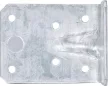 BGS DIY Colţar prindere | cu bordură | 70 x 70 x 55 x 2,5 mm | pachet rezerve | 25 bucăţi (BGS 80937-25)