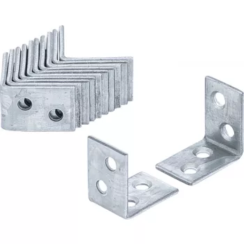   BGS DIY Set suport din oțel "L" 12 buc 25 x 25 x 15 mm (BGS 80943)