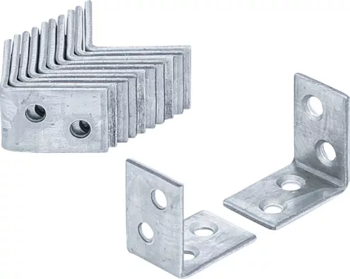 BGS DIY Set suport din oțel "L" 12 buc 25 x 25 x 15 mm (BGS 80943)