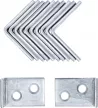 BGS DIY Set suport din oțel "L" 12 buc 25 x 25 x 15 mm (BGS 80943)