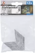 BGS DIY Colţar scaun | 40 x 40 x 15 mm | 12 piese (BGS 80944)