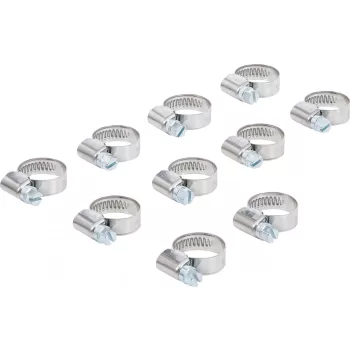   BGS technic Colier de furtun | inox | 12 x 20 mm | 10 piese (BGS 8095-12x20)