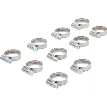   BGS technic Colier de furtun | inox | 16 x 25 mm | 10 piese (BGS 8095-16x25)