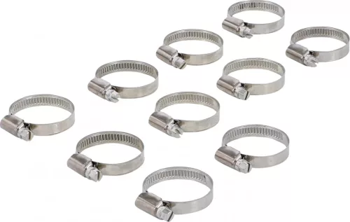 BGS technic Colier de furtun | inox | 25 x 40 mm | 10 piese (BGS 8095-25x40)