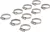 BGS technic Colier de furtun | inox | 25 x 40 mm | 10 piese (BGS 8095-25x40)