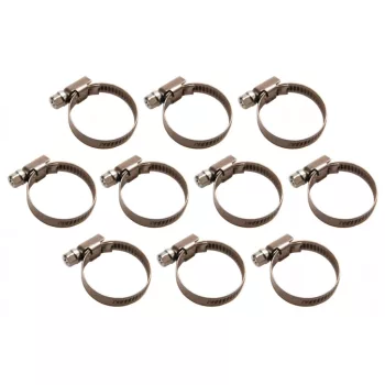   BGS technic Colier de furtun | inox | 30 x 45 mm | 10 piese (BGS 8095-30x45)