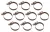 BGS technic Colier de furtun | inox | 30 x 45 mm | 10 piese (BGS 8095-30x45)