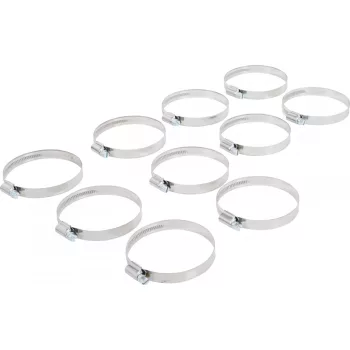   BGS technic Colier de furtun | inox | 60 x 80 mm | 10 piese (BGS 8095-60x80)