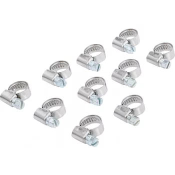   BGS technic Colier de furtun | inox | 8 x 12 mm | 10 piese (BGS 8095-8x12)