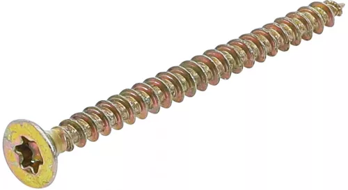BGS DIY Şuruburi multifuncţionale | Profil T (pentru Torx) T20 | 4,0 x 50 mm | 125 bucăţi (BGS 80995)