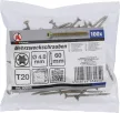 BGS DIY Şuruburi multifuncţionale | Profil T (pentru Torx) T20 | 4,0 x 60 mm | 100 bucăţi (BGS 80996)