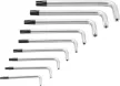 BGS technic Set chei tip L | scurte | Profil T (pentru Torx) cu gaură T10 - T50 | 9 piese (BGS 809)