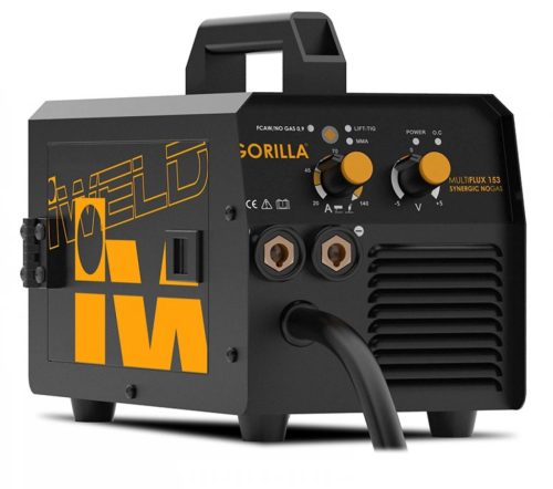 IWELD GORILLA MULTIFLUX 153 sinergică NOGAS invertor de sudare (80MLTFLUX153)
