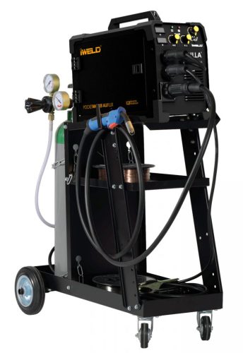 IWELD GORILLA POCKETMIG 205 ALUFLUX sudare mașină cu cărucior (80PCMIG205TRL)