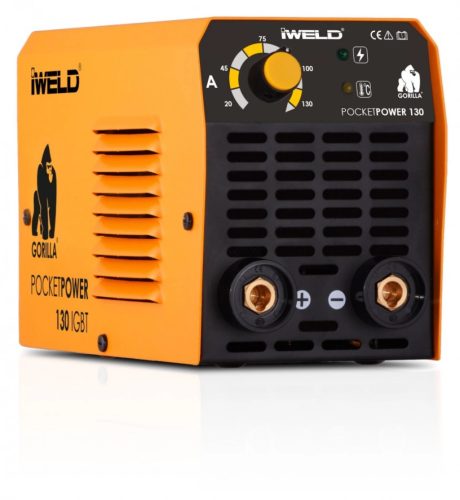 IWELD GORILLA POCKETPOWER 130 (120A) de sudare invertor, fără caz! (80POCPWR130)