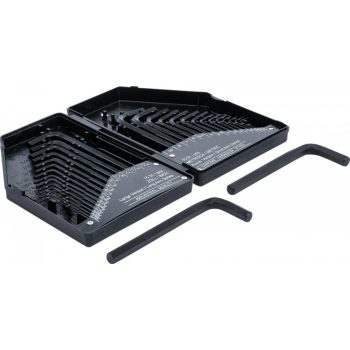   BGS DIY Set chei Imbus tip L, dimensiuni în metric si Inch, 30 piese (BGS 810)